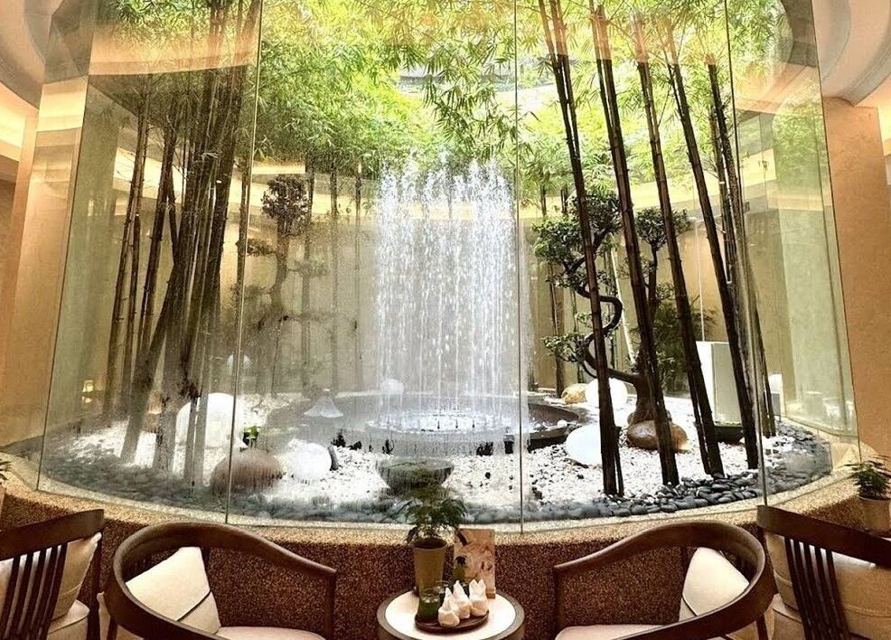 Serene indoor bamboo garden at Billion Onsen Aesthetic & Headspa, Kuala Lumpur, Wilayah Persekutuan Kuala Lumpur, MY.
