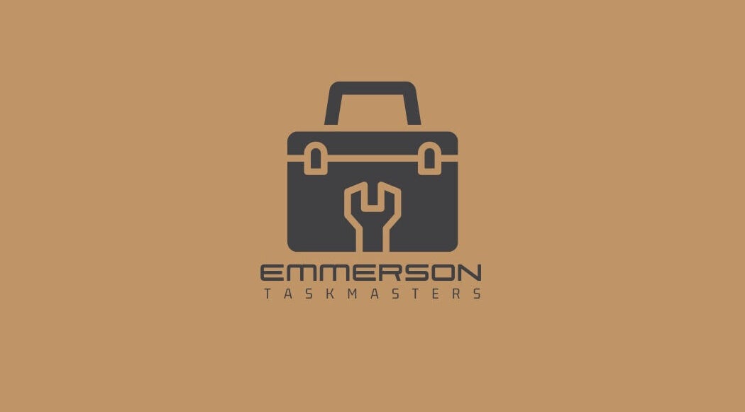 Emmerson Taskmasters logo featuring a toolbox with a wrench in Chicago, Illinois, US.