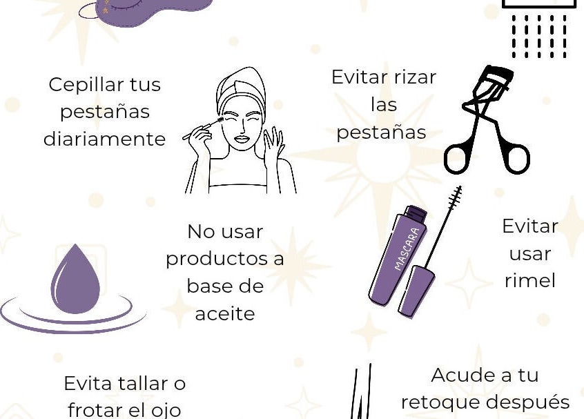 Guía de cuidado de pestañas en Alquimia Studio, Ciudad Apodaca, Nuevo León, MX con consejos para protección.