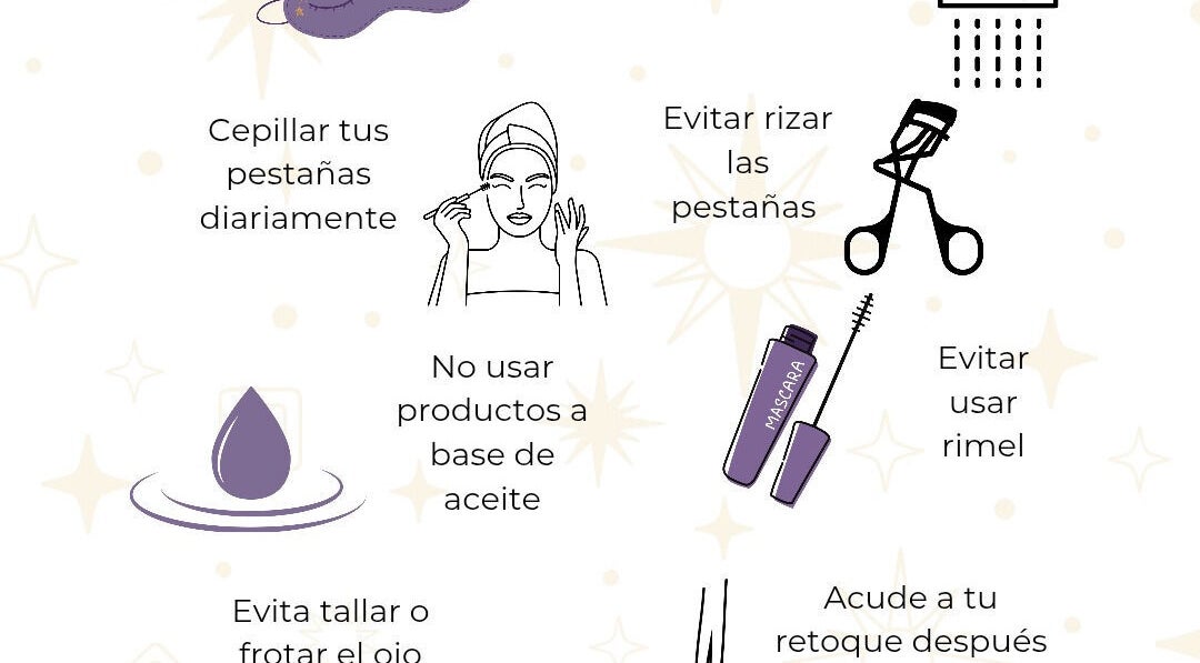 Guía de cuidado de pestañas en Alquimia Studio, Ciudad Apodaca, Nuevo León, MX con consejos para protección.