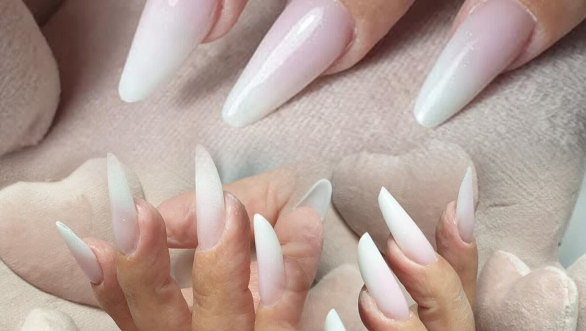 Elegante weiße Nägel bei Maya_nails_stuttgart in Stuttgart, Baden-württemberg, DE, perfekt gepflegt.