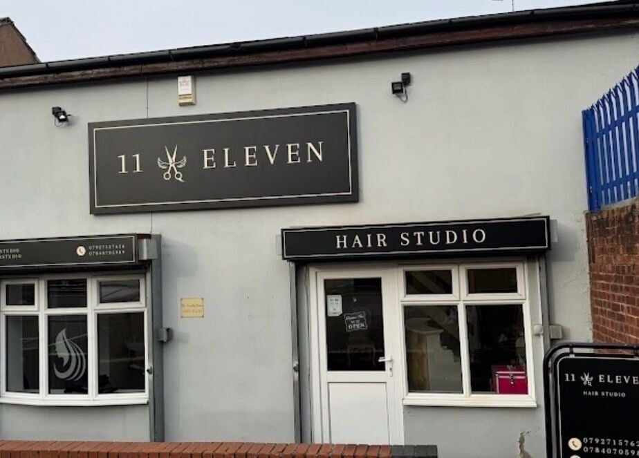 Klash Beauty venue exterior in Clay Cross, England, GB showing stylish signage and modern design.