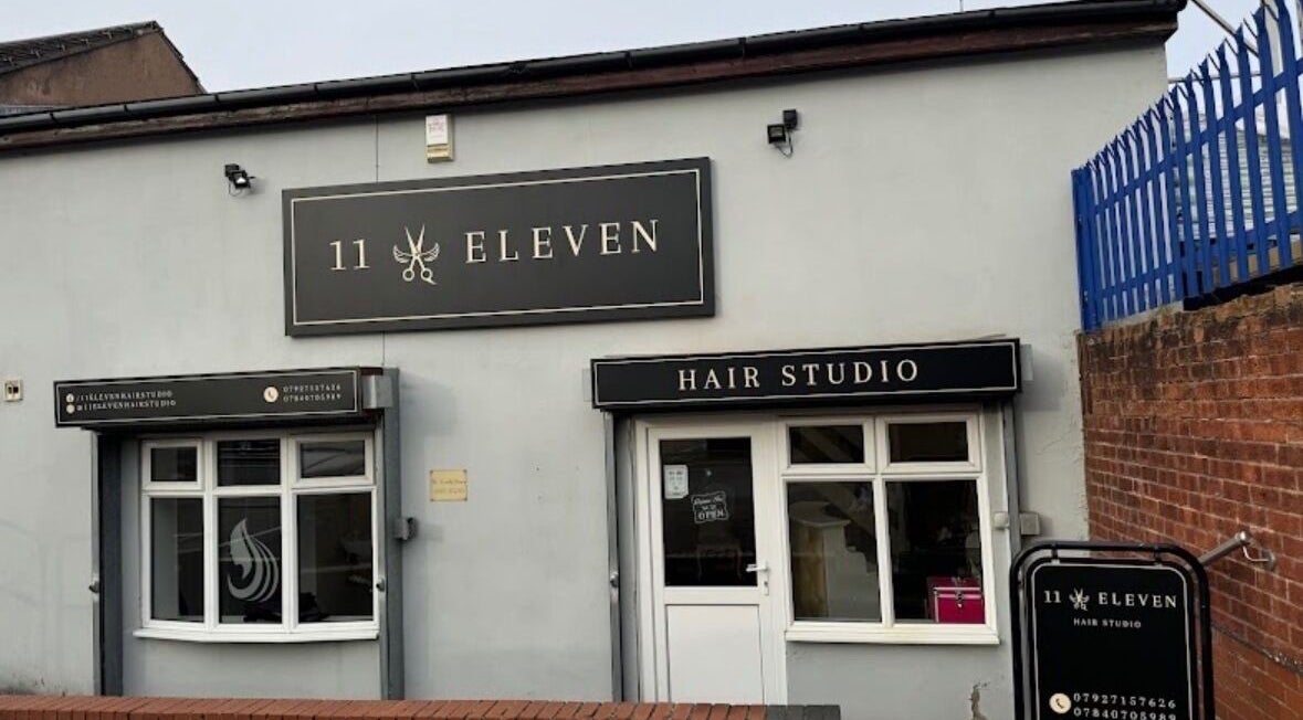 Klash Beauty venue exterior in Clay Cross, England, GB showing stylish signage and modern design.