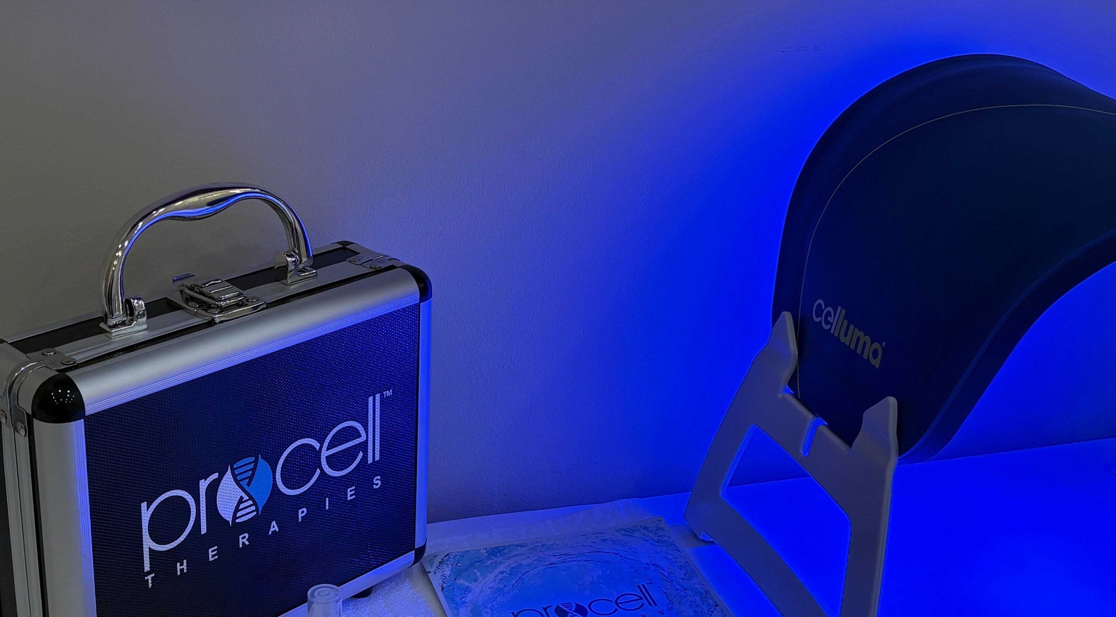 Procell Therapies and Celluma device at Beautique Seoul Studio, Toronto, Ontario, CA.