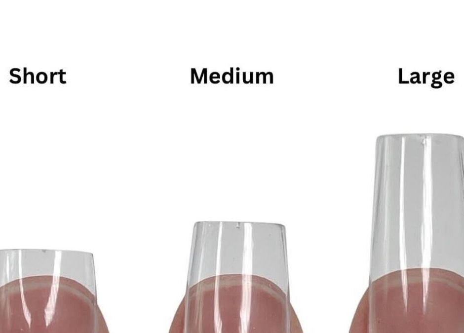 Extensões de unhas em tamanhos curto, médio e longo na Gláucia Lourenço Master, Guimarães, Braga, PT.