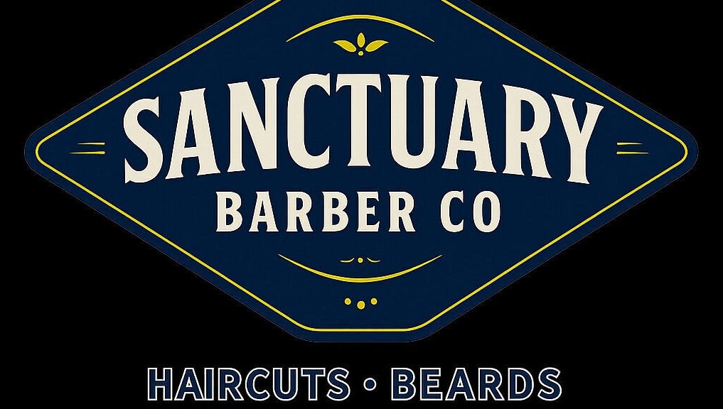 Sanctuary Barber Co logo, premium haircuts and beard trims in Beaverton, Oregon, US.