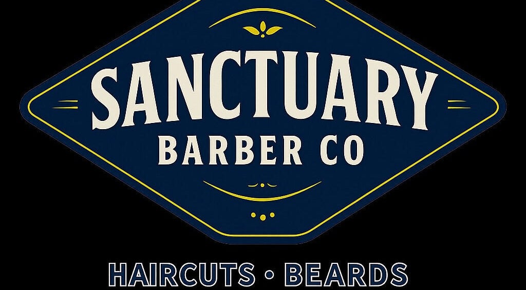 Sanctuary Barber Co logo, premium haircuts and beard trims in Beaverton, Oregon, US.