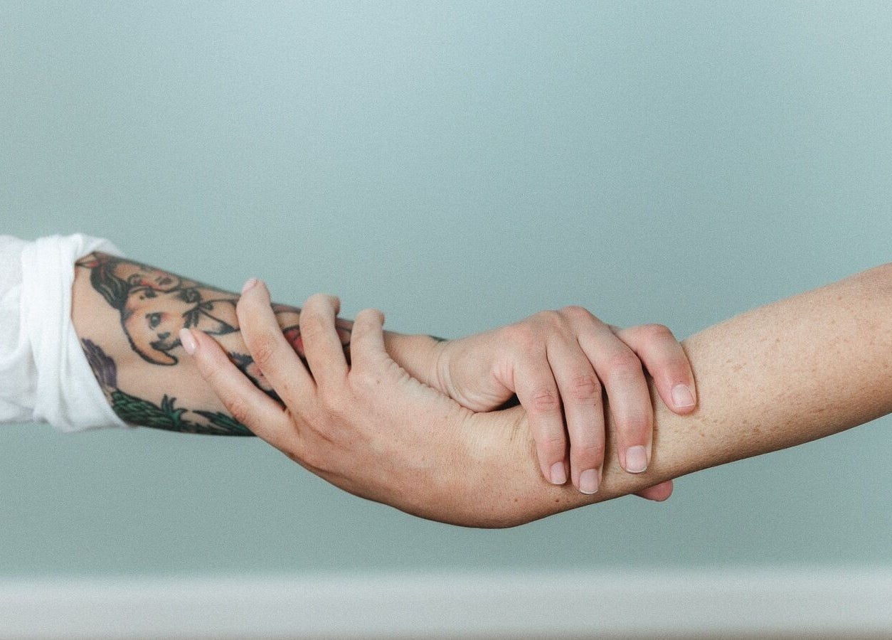 Relaxing arm massage at Jess Clark Yoga Massage, Hitchin, England, GB, enhancing wellness and tranquility.