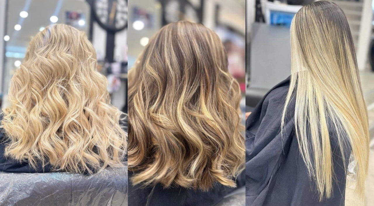 Elegant hairstyles at Hair by Jurgita, Killarney, County Kerry, IE, showcasing curls, waves, and straight styles.