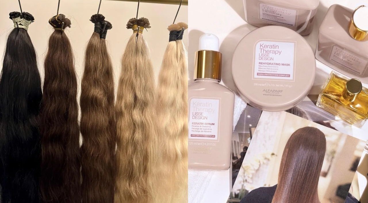 Hair extensions and keratin products at Hair by Jurgita, Killarney, County Kerry, IE.