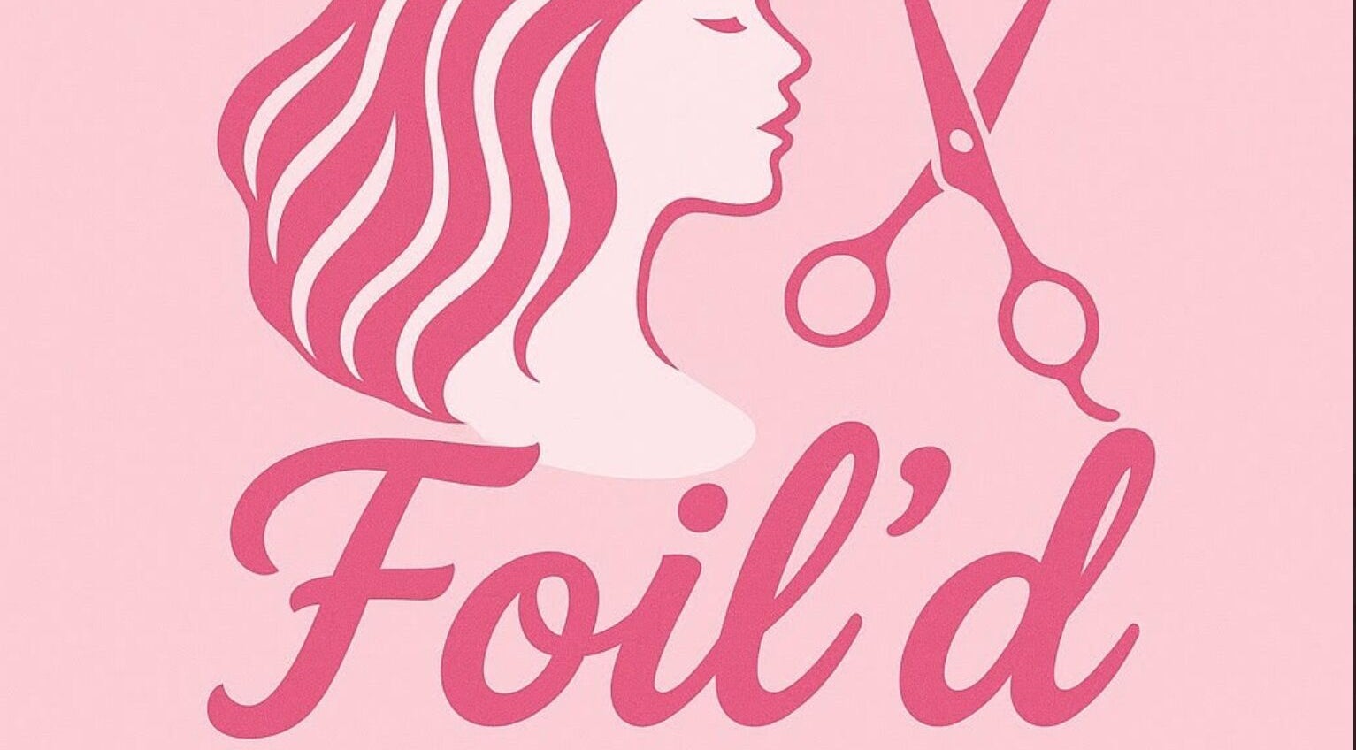 Foil’d By Latoya logo with hair and scissors motif in Eight Mile Plains, Queensland, AU.