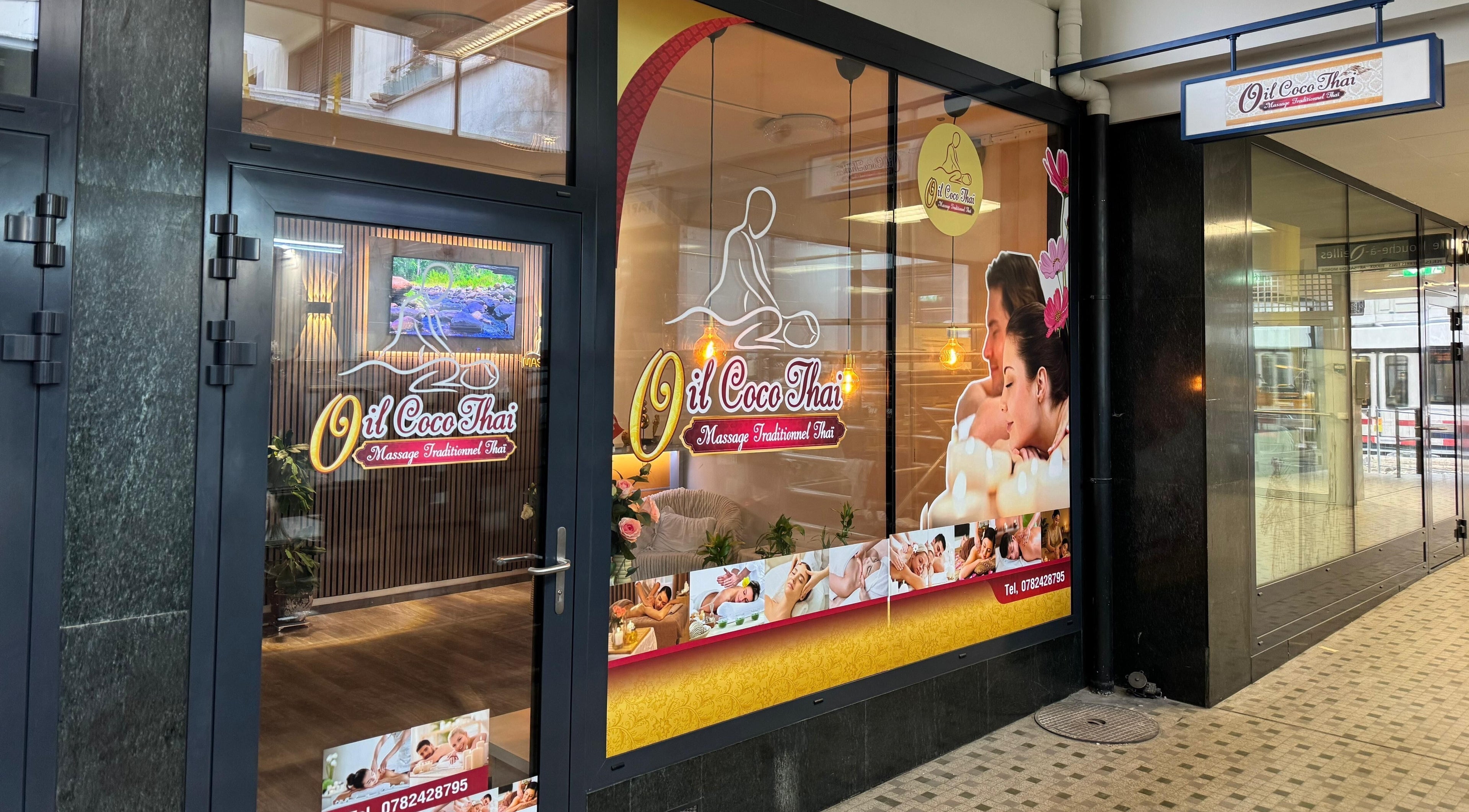 Front view of Oil Coco Thaï, a serene spa in Genève, Genève, CH, showcasing inviting decor.