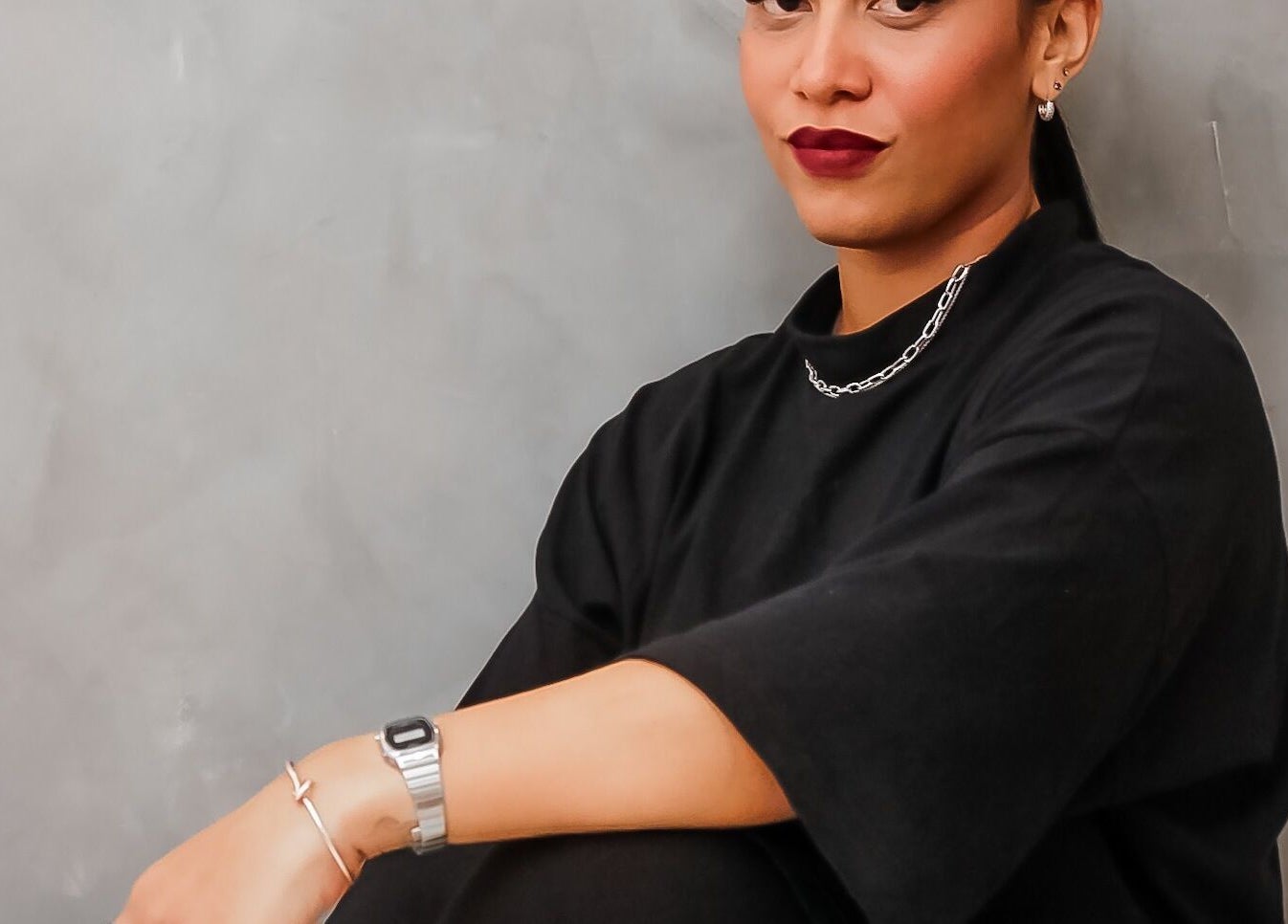 Retrato de uma mulher com estilo contemporâneo no Shade Hair, Rio de Janeiro, BR.