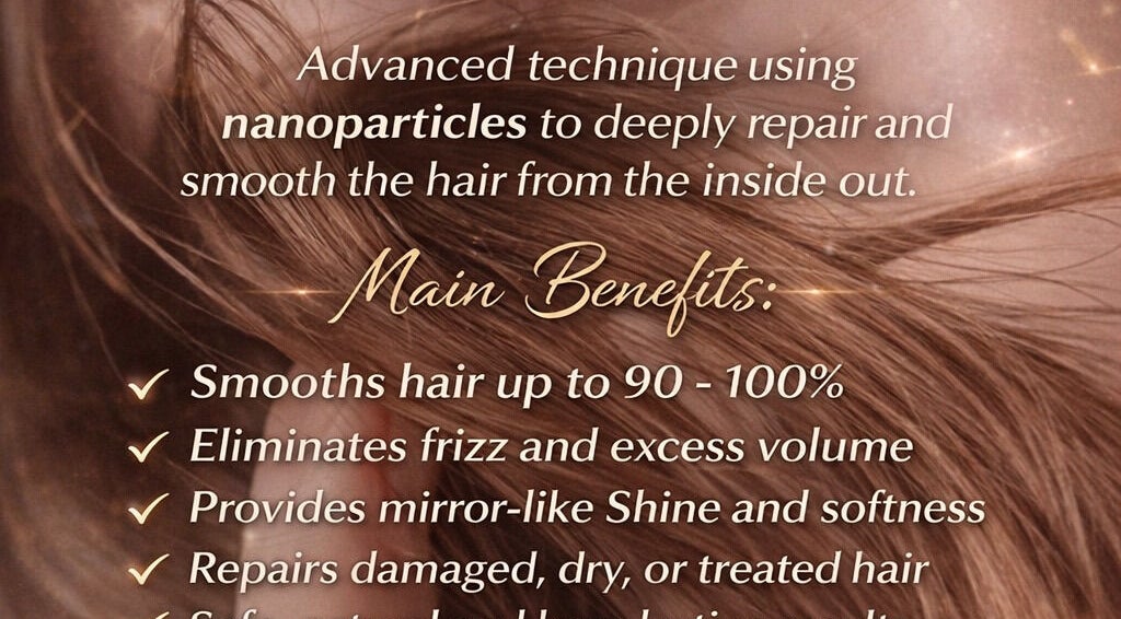 Text highlights hair treatment benefits at VIP Beauty Studio, Sherwood Park, Alberta, CA.