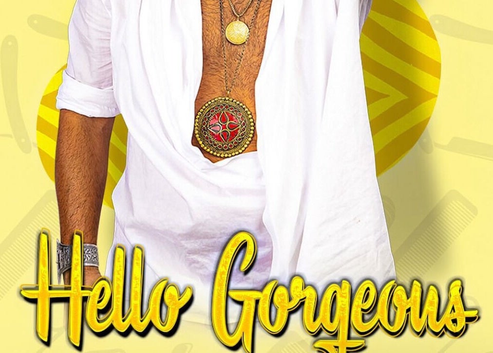 Stylish attire with necklace at TARKAN'S LONDON PROFESSIONAL HAIRDRESSER, Muğla, Muğla, TR. Hello Gorgeous text.