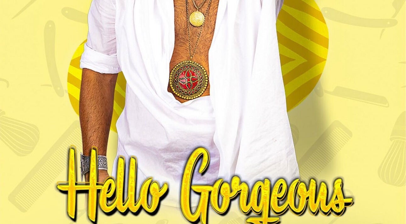 Stylish attire with necklace at TARKAN'S LONDON PROFESSIONAL HAIRDRESSER, Muğla, Muğla, TR. Hello Gorgeous text.