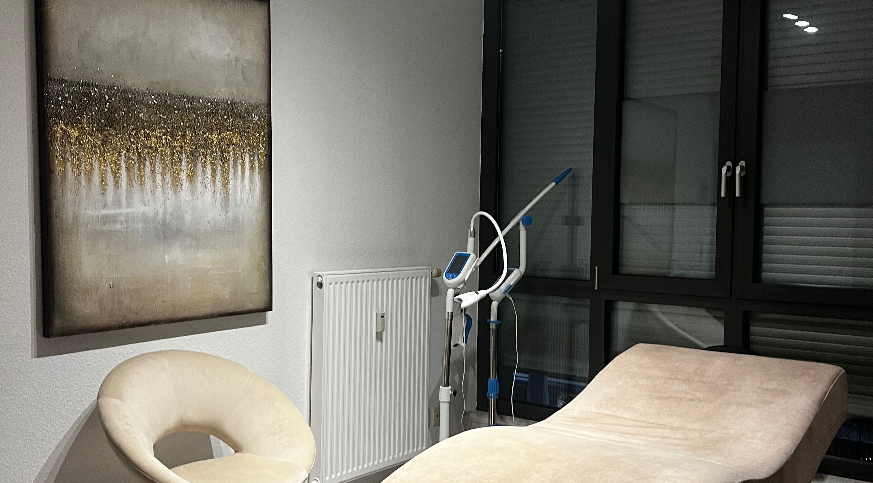 Elegant treatment room at AERA VIII in Weil Am Rhein, Baden-württemberg, DE with modern equipment and decor.