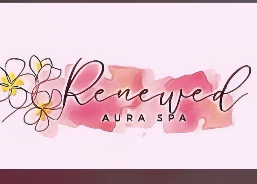 Floral logo of RAS, a beauty venue in Gainesville, Virginia, US, with pink and yellow hues.