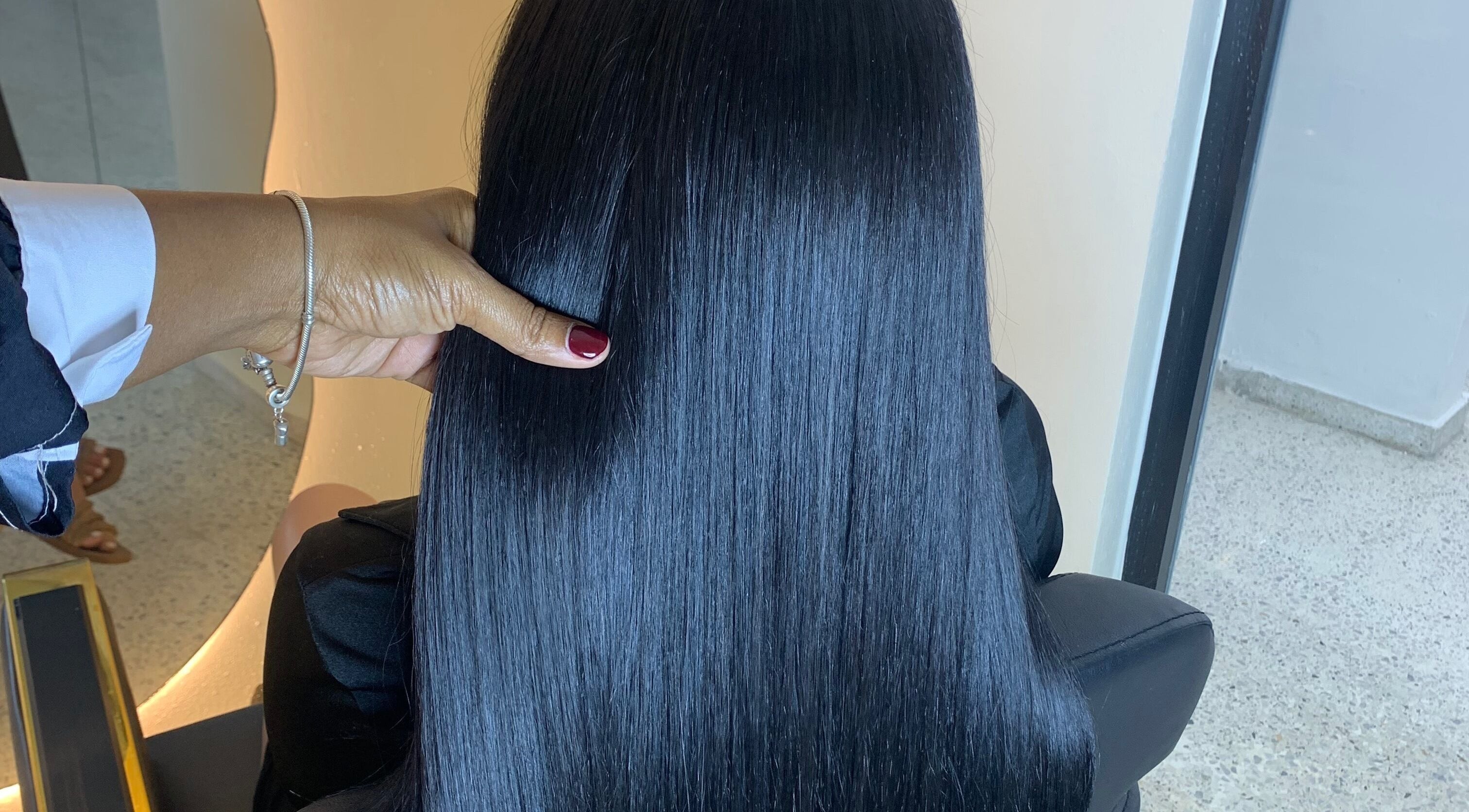 Smooth, shiny hair treatment at LP Hair Salon, Santiago De Los Caballeros, Santiago, DO.