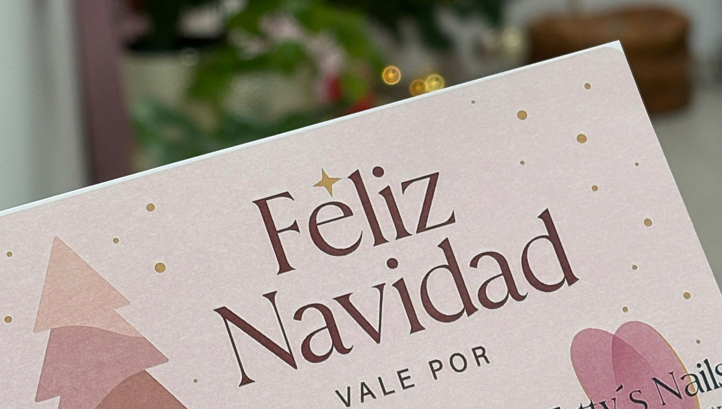 Tarjeta regalo navideña de Tatty’sNails en Fuenlabrada, Comunidad De Madrid, ES.
