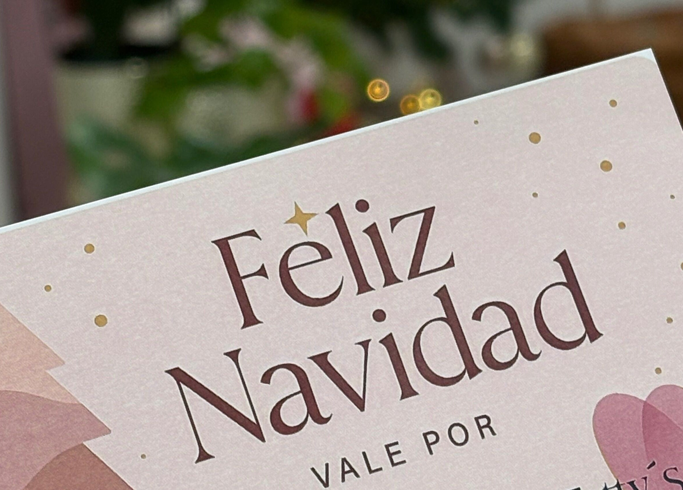 Tarjeta regalo navideña de Tatty’sNails en Fuenlabrada, Comunidad De Madrid, ES.