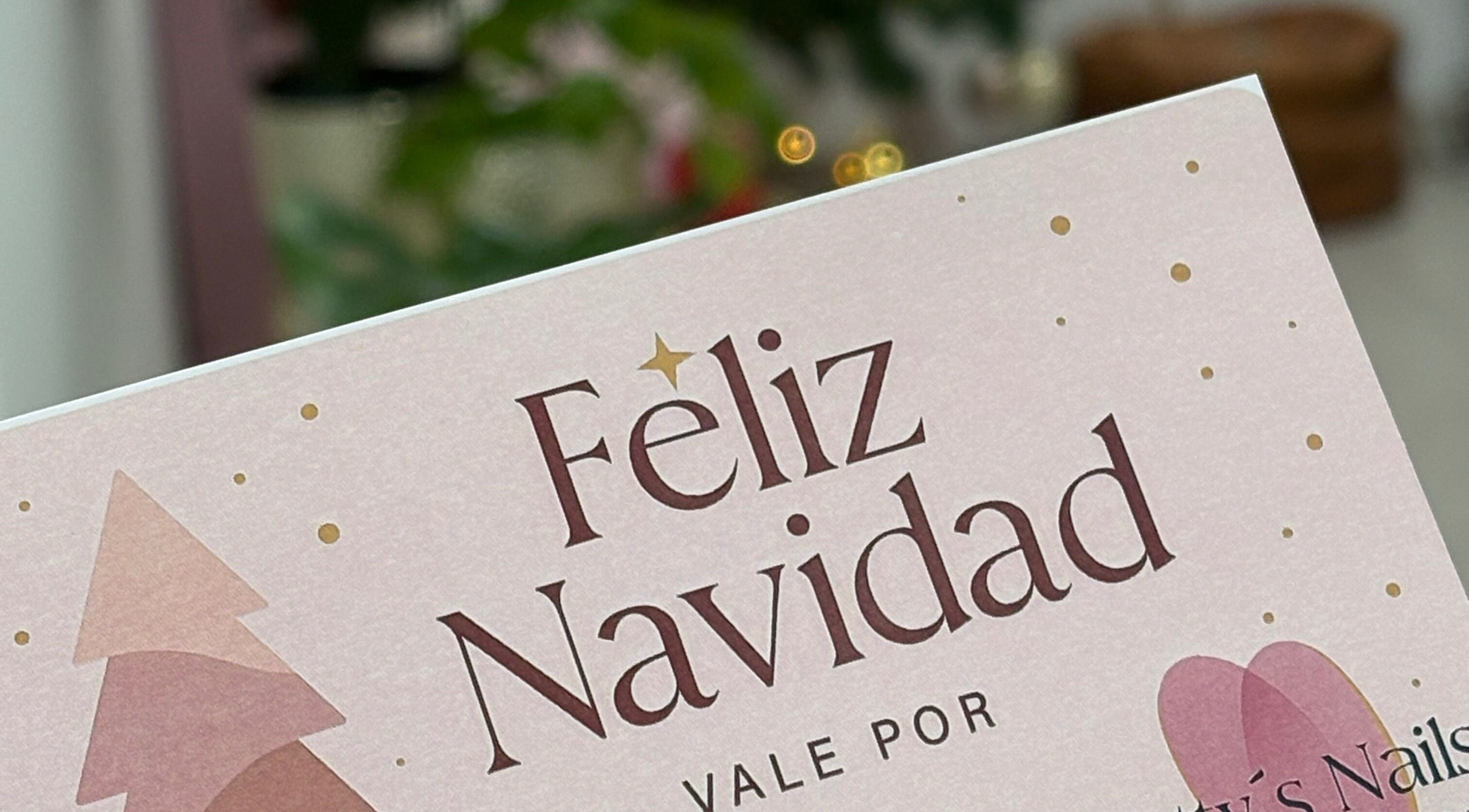Tarjeta regalo navideña de Tatty’sNails en Fuenlabrada, Comunidad De Madrid, ES.