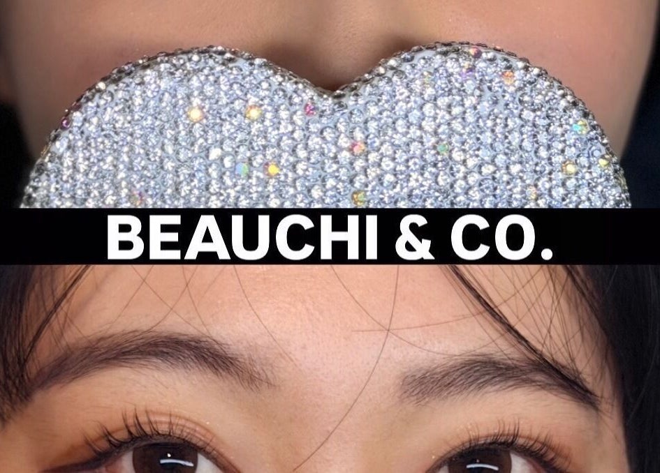 Close-up of bejeweled eye mask at Beauchi & Co, Melbourne, Victoria, AU.