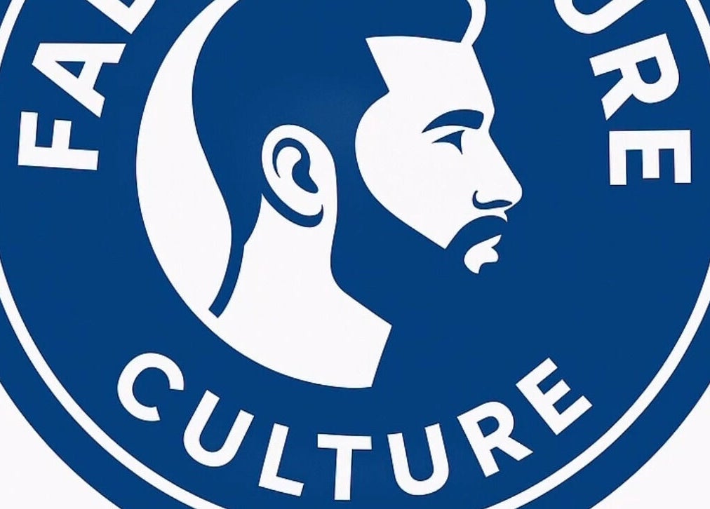 Logo of Fade Culture Barbershop, showcasing a stylized bearded profile in Mosta, MT.