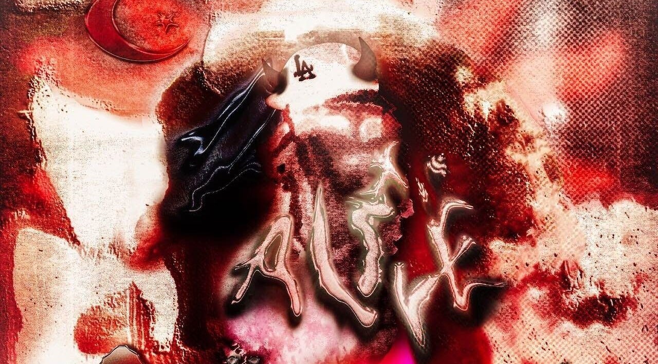 Art abstrait rouge intense chez 💈 FLIX BARBER ®, Thal-marmoutier, Grand Est, FR.