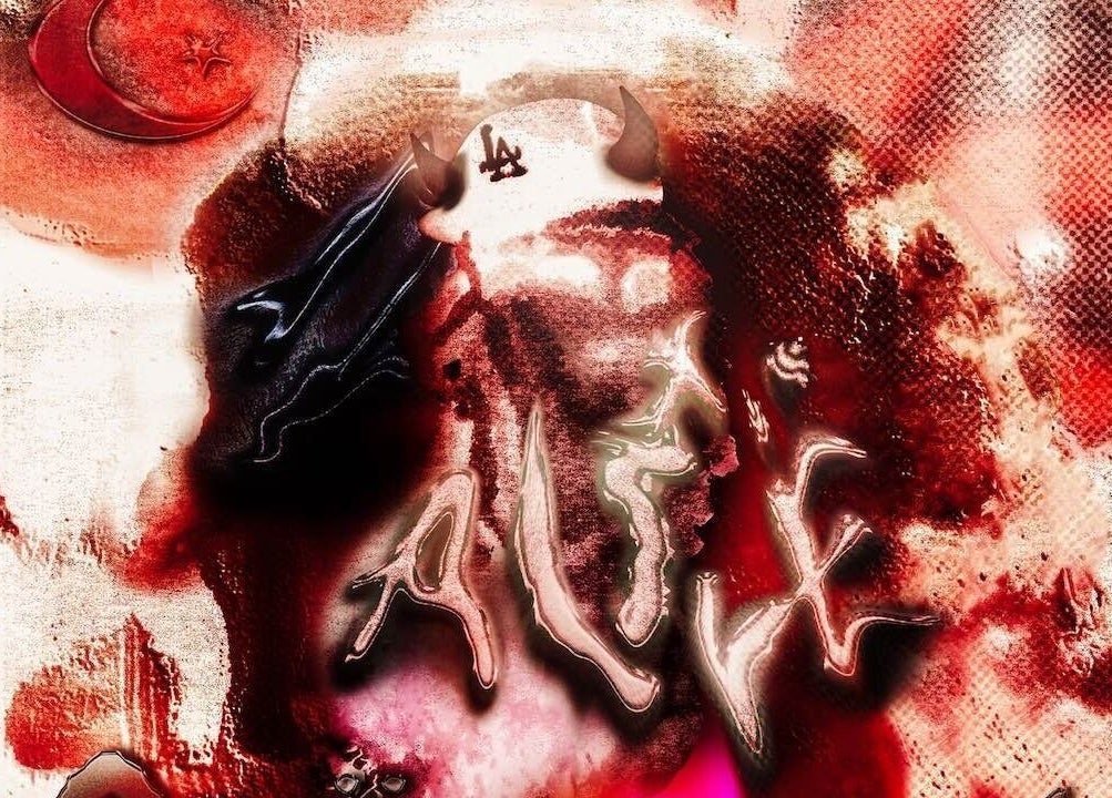 Art abstrait vibrant rouge à 💈 FLIX BARBER ®, Thal-marmoutier, Grand Est, FR.