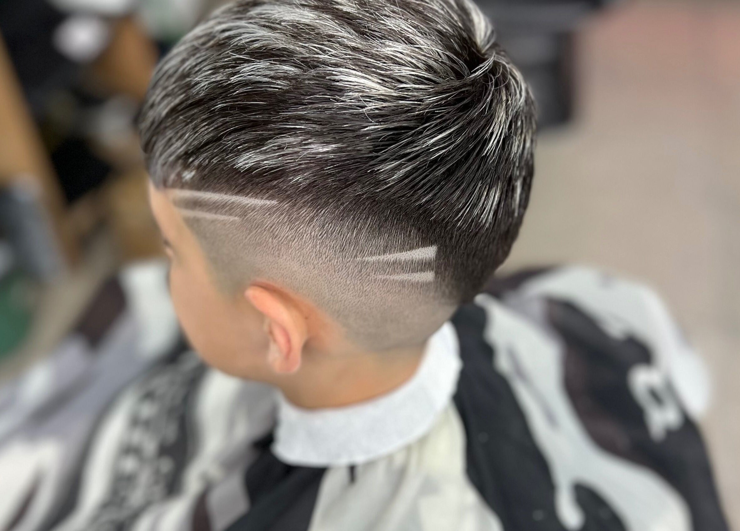 Close-up of a fresh fade haircut at Yuyi Baber, located in Lomas Del Mirador, Provincia De Buenos Aires, AR.