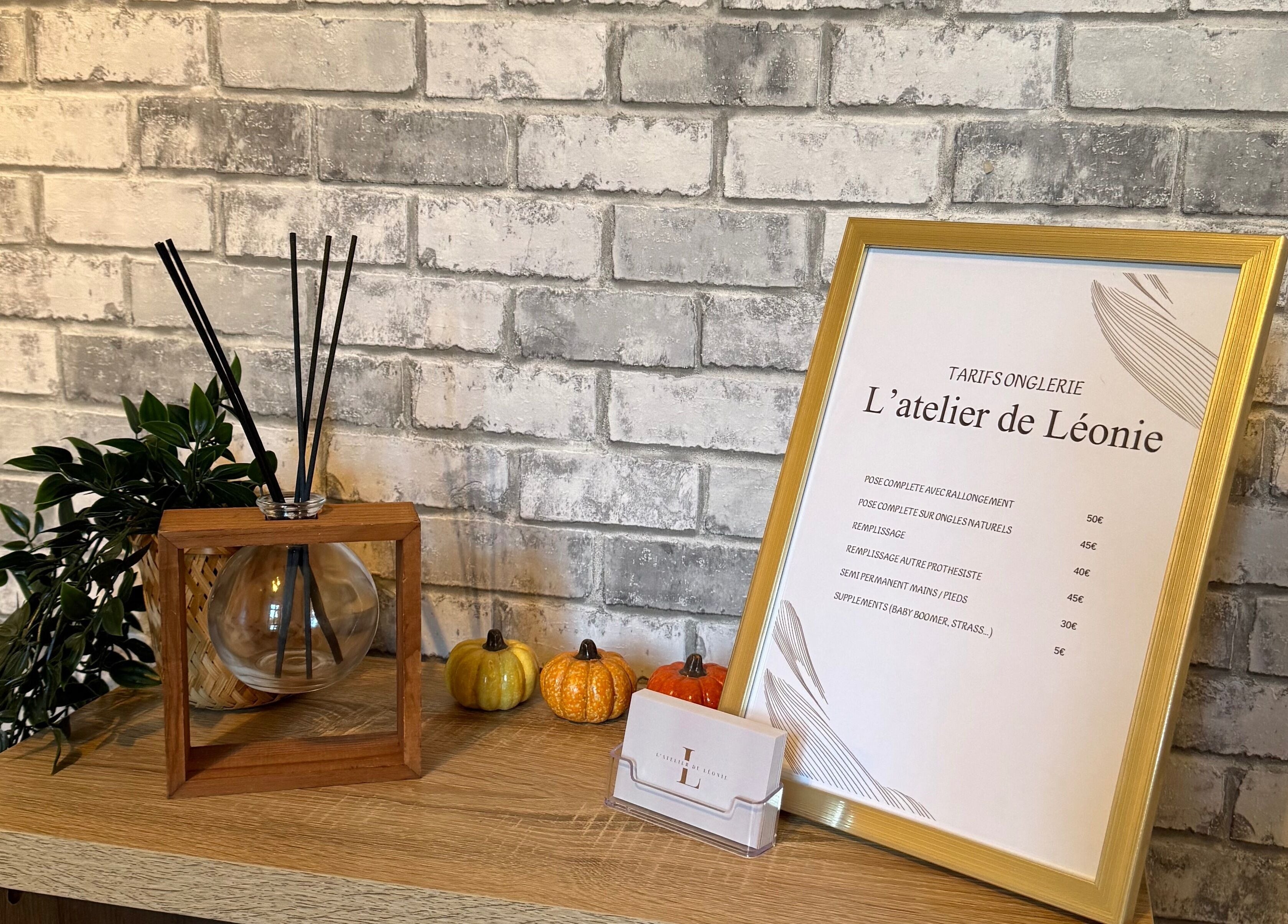 L'affichage élégant de L’atelier de Léonie à Baume-les-dames, Bourgogne-franche-comté, FR.