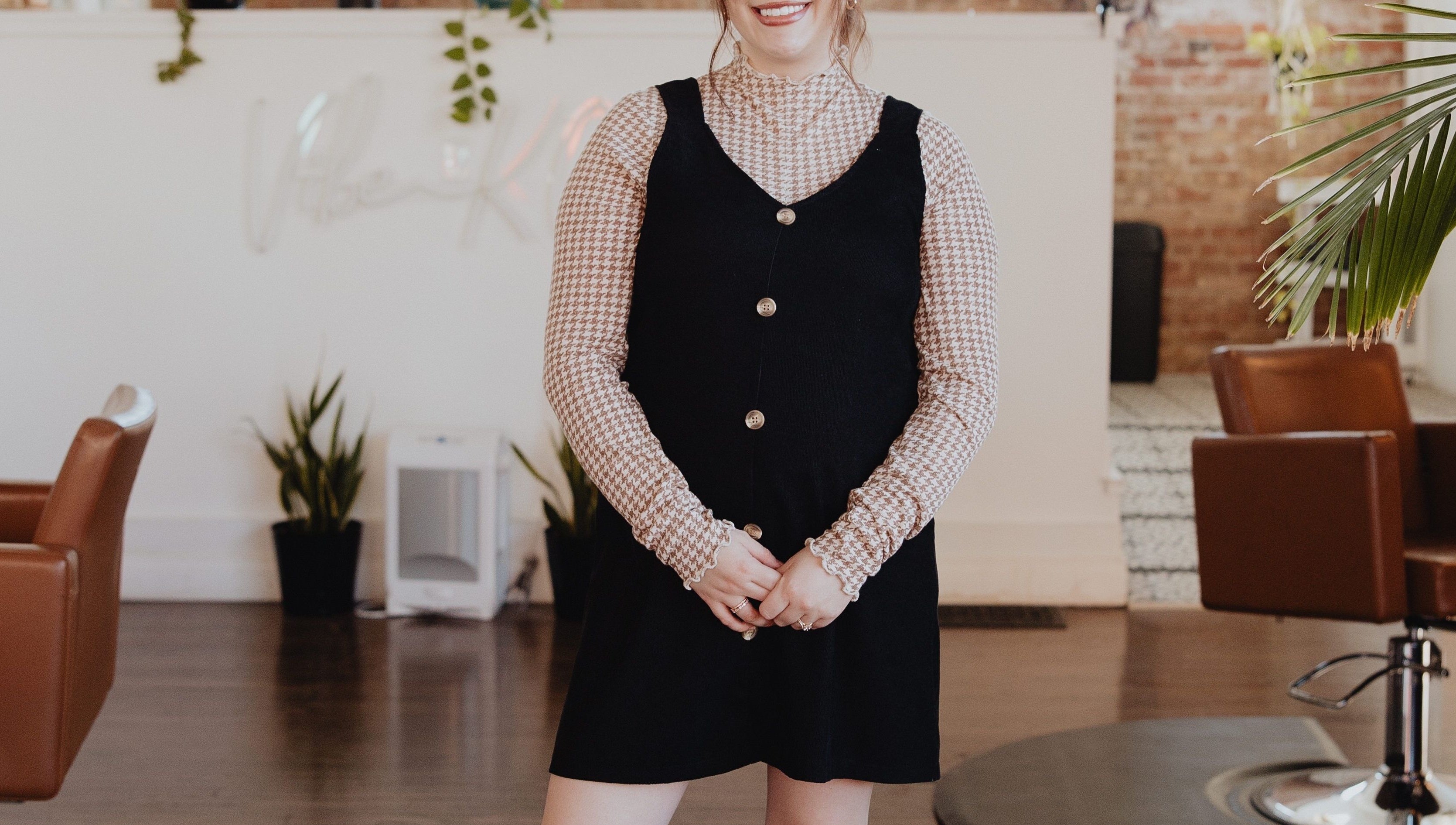 Elegant salon setting at Lexi Stice in Kansas City, Missouri featuring modern design and cozy atmosphere.