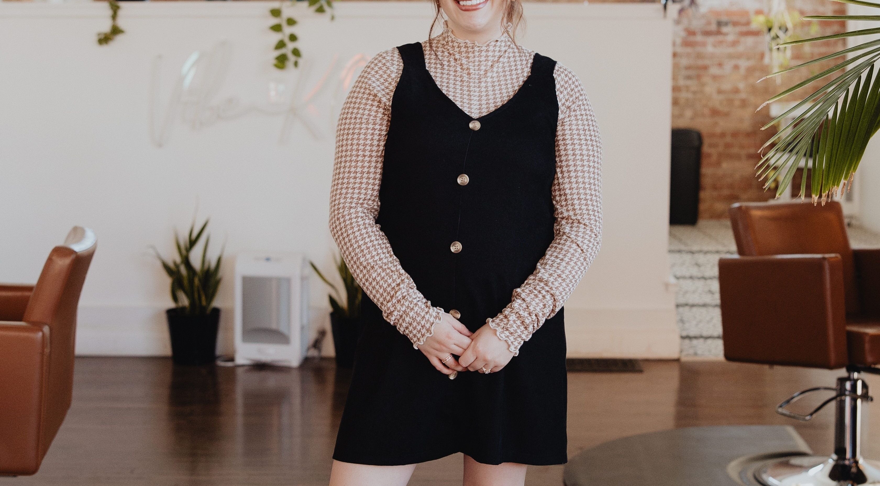 Elegant salon setting at Lexi Stice in Kansas City, Missouri featuring modern design and cozy atmosphere.