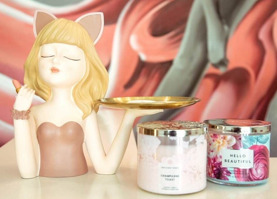 Sculpted figure with candles at Pro Epil House Kerobokan, Bali, Bali, ID, enhancing the venue's elegant ambiance.