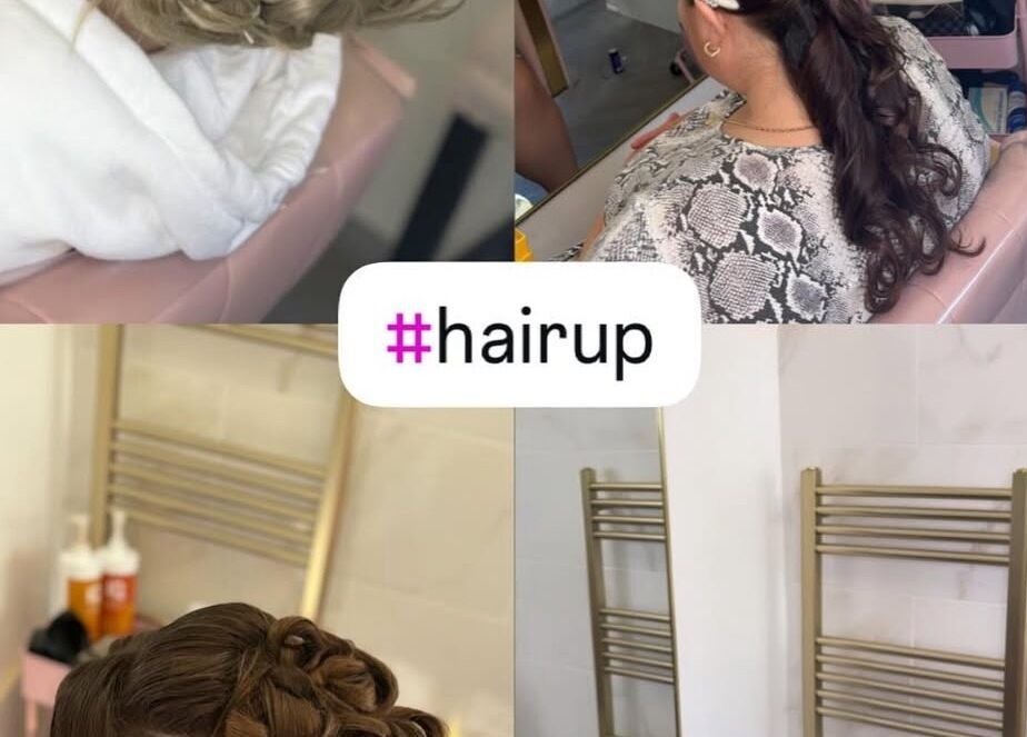 Stylish updos showcased at Chloe_luxe.studio in Snodland, England, GB. Diverse hair styling for special occasions.