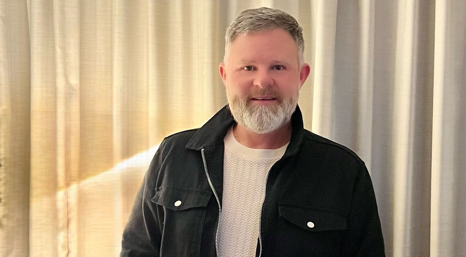 Person smiling in front of curtains at Shawn Antony Mobile Hairdresser & Barber, Sutton-in-ashfield, England, GB.