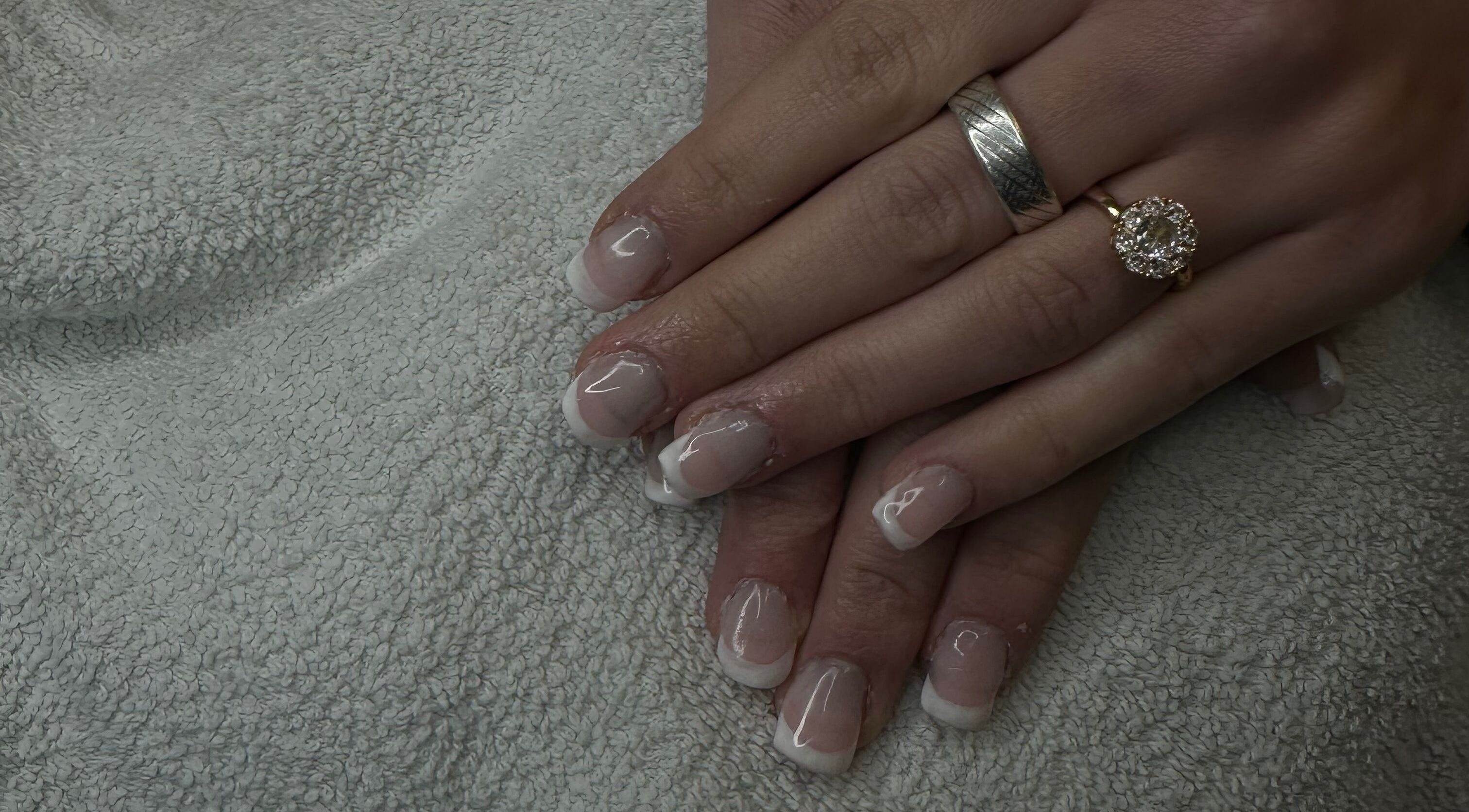 French manicure at Nails_By_Melissa in Differdange, Esch-sur-Alzette, LU, showcasing elegant nail design.