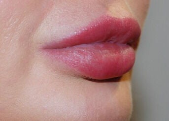 Lush lips at Identity of Broughty Ferry, Dundee, Scotland, GB, showcasing expert beauty care.