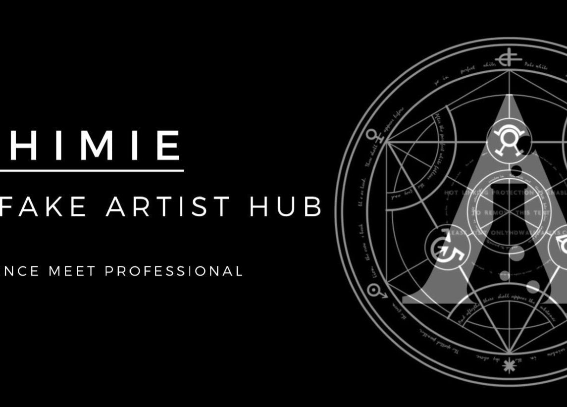 Alchimie Colorist logo with artistic design, Albion, Rivière Noire, MU.