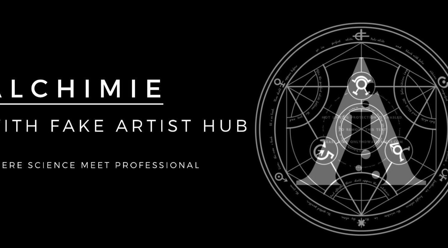 Alchimie Colorist logo with artistic design, Albion, Rivière Noire, MU.