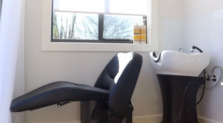 Hair washing station at Smart Hair Studio in Terang, Victoria, AU offers comfort and relaxation.