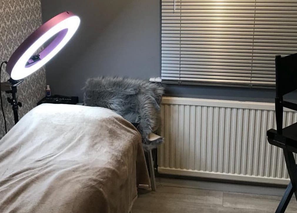 Cozy beauty room at By Sophie Louise in Colchester, England, GB, featuring a relaxing bed and ambient lighting.