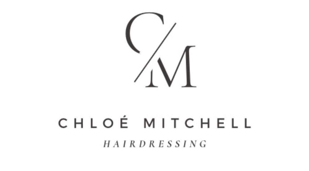 Chloe Mitchell Hair logo showcasing elegant typography in Glasgow, Scotland, GB.