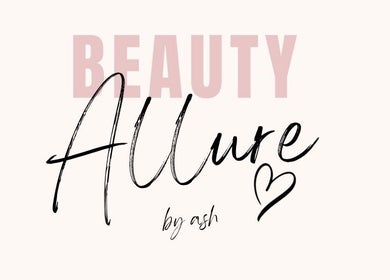Logo of Allure Beauty | By Ash, located in Carrick-on-shannon, County Leitrim, IE, with elegant typography.