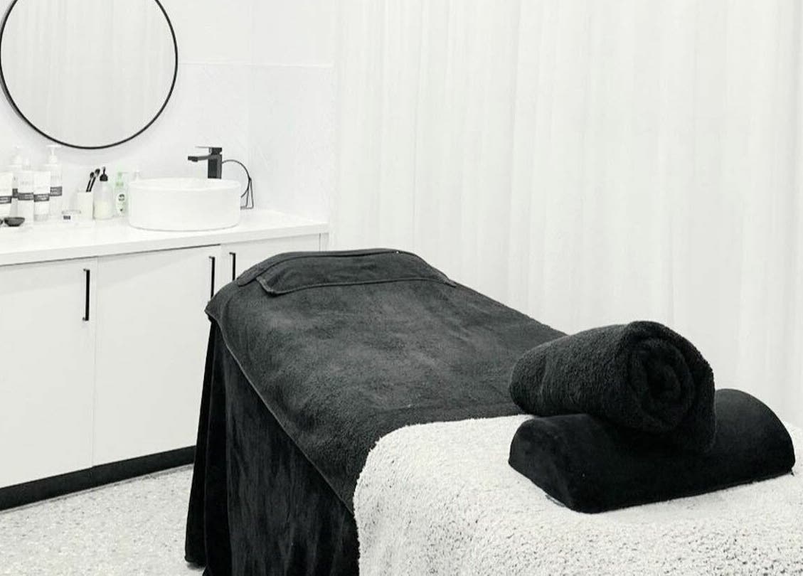 Relaxing treatment room at Rejuvenate Laser & Skin Clinic, Pascoe Vale, VIC, AU with plush bedding.