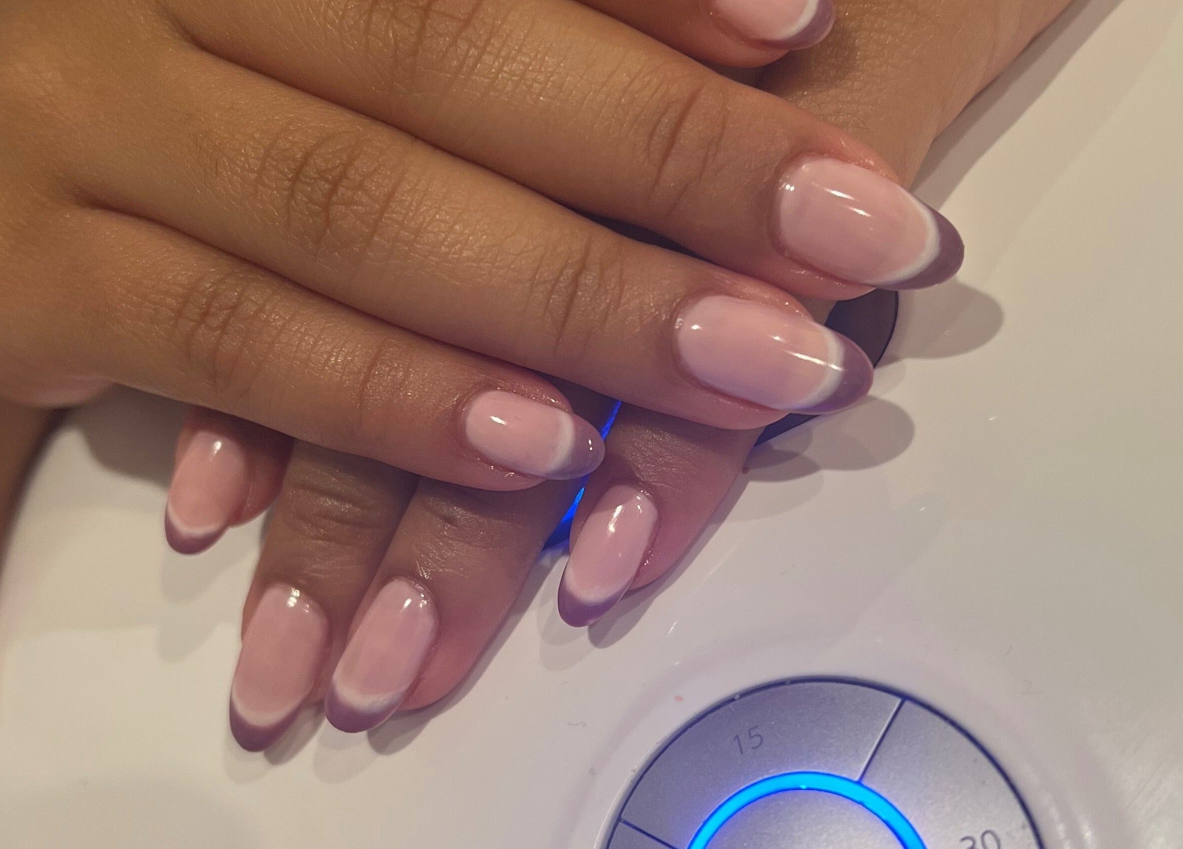 Stylish manicured nails at Archfit Beauty by Rabia Ehsan, Birmingham, England, GB.