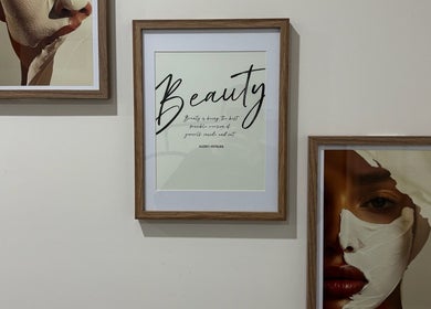 Art pieces at Saoirse Skin and Beauty, Melbourne, Victoria, AU, showcasing elegant beauty themes and skincare.