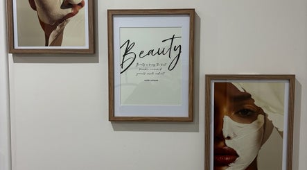 Art pieces at Saoirse Skin and Beauty, Melbourne, Victoria, AU, showcasing elegant beauty themes and skincare.