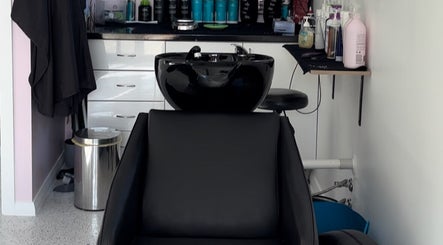 Sleek salon wash station at Laura J Hair Design Home Hairdresser, Cambridge Park, New South Wales, AU.